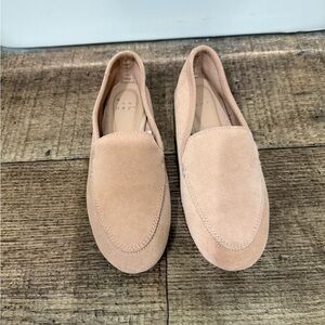 Light pink Suede Loafers
